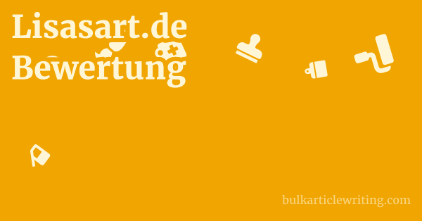 Lisasart.de Bewertung 1 by
