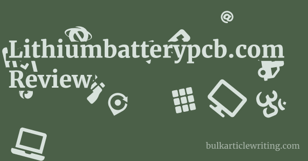 Lithiumbatterypcb.com Review 1 by