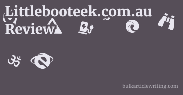Littlebooteek.com.au Review 1 by