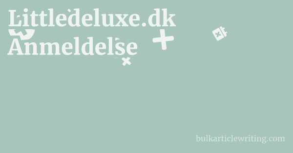 Littledeluxe.dk Anmeldelse 1 by Partners