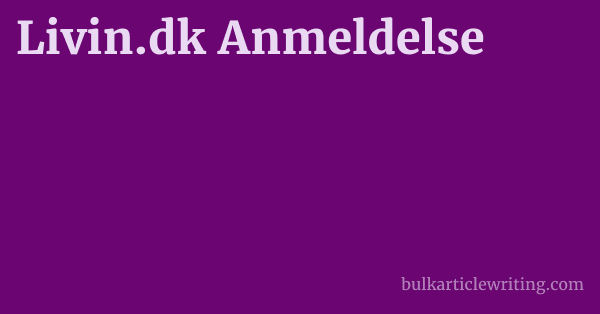 Livin.dk Anmeldelse 1 by