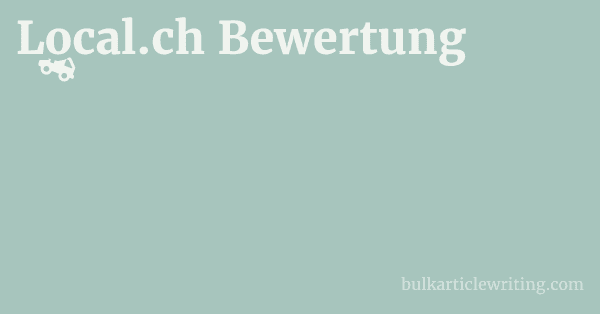 Local.ch Bewertung