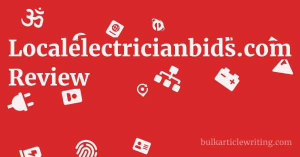 Localelectricianbids.com Review 1 by