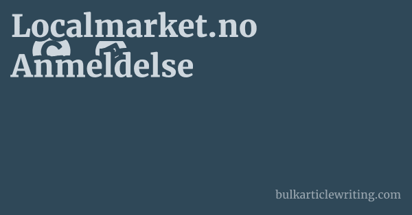 Localmarket.no Anmeldelse
