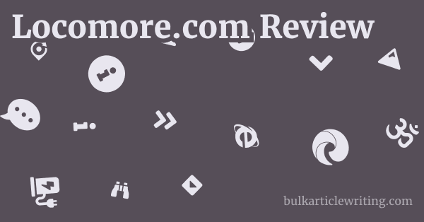 Locomore.com Review 1 by