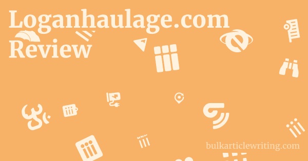 Loganhaulage.com Review 1 by