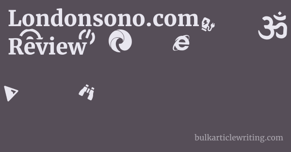londonsono.com FAQ 1 by