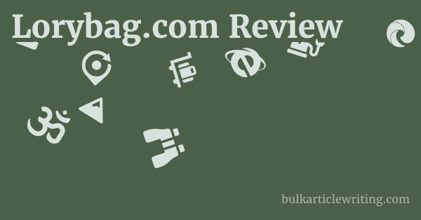 Lorybag.com Review 1 by