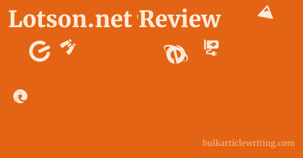 Lotson.net Review 1 by