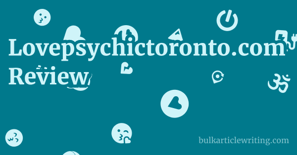 Lovepsychictoronto.com Review 1 by