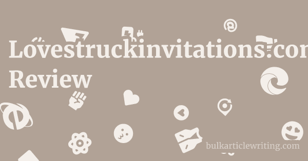 Lovestruckinvitations.com.au Review 1 by
