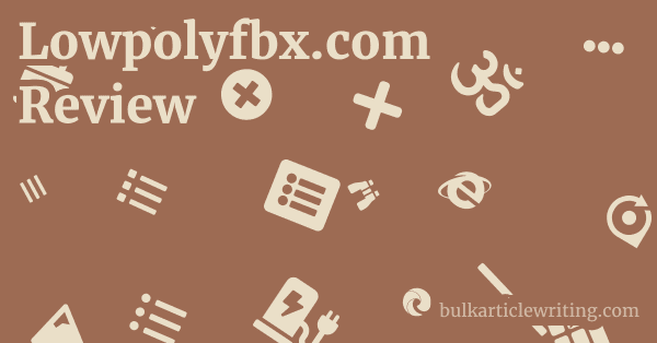 Lowpolyfbx.com Review 1 by