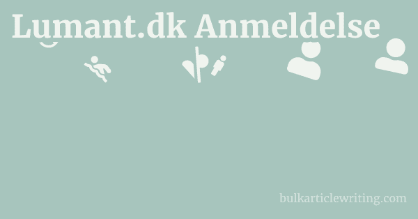 Lumant.dk Anmeldelse 1 by Partners