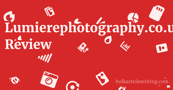 Lumierephotography.co.uk Review 1 by