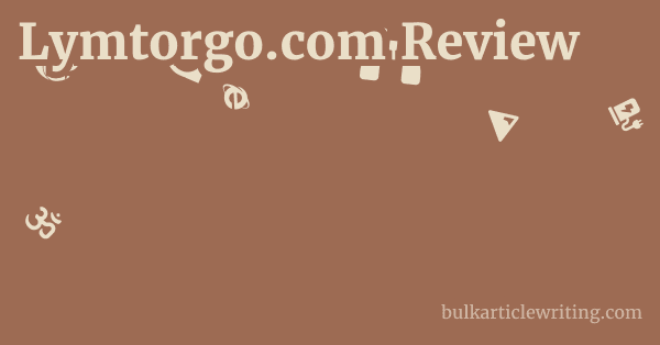 Lymtorgo.com Review 1 by