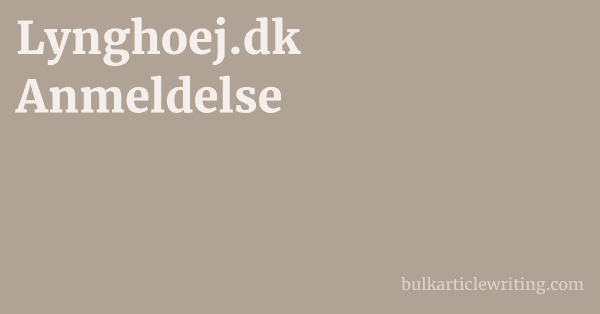 Lynghoej.dk Anmeldelse 1 by