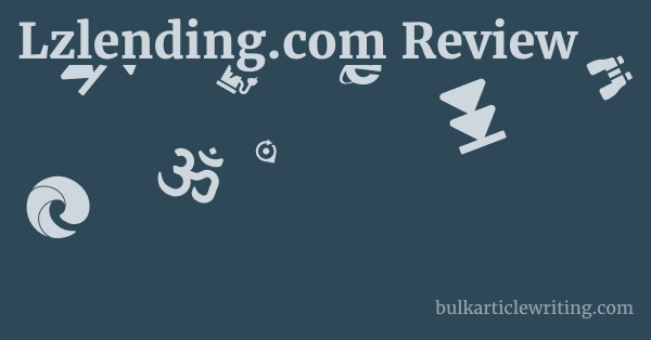 Lzlending.com Review 1 by