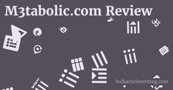 M3tabolic.com Review 1 by
