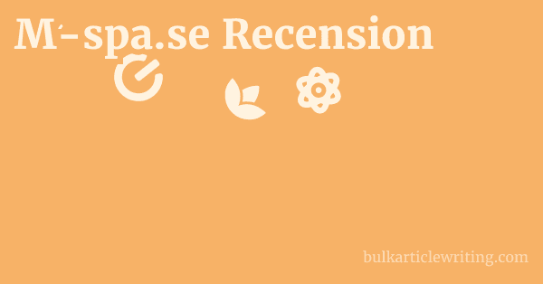 M-spa.se Recension 1 by
