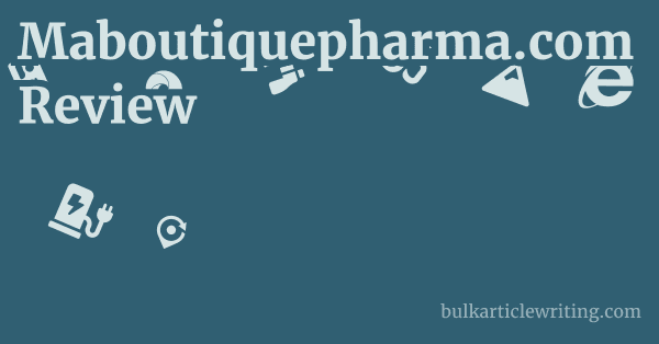 Maboutiquepharma.com Review 1 by