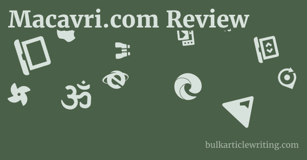 Macavri.com Review 1 by