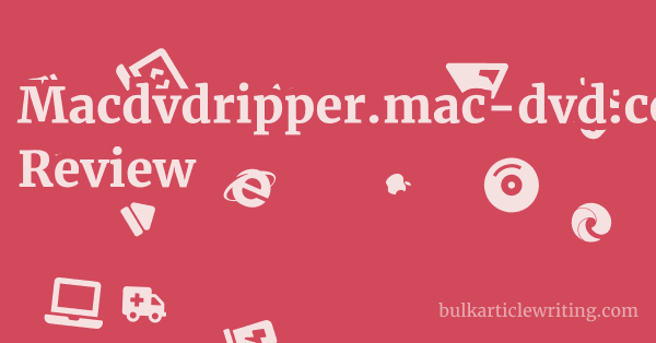 Macdvdripper.mac-dvd.com Review 1 by