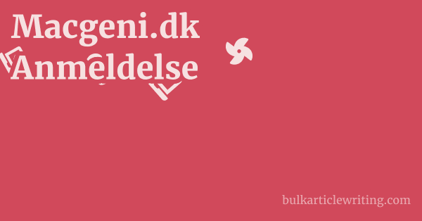 Macgeni.dk Anmeldelse 1 by