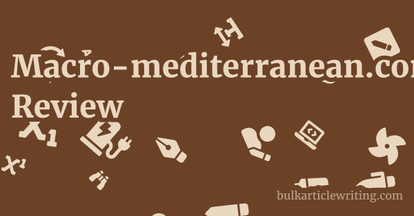 Macro-mediterranean.com Review 1 by