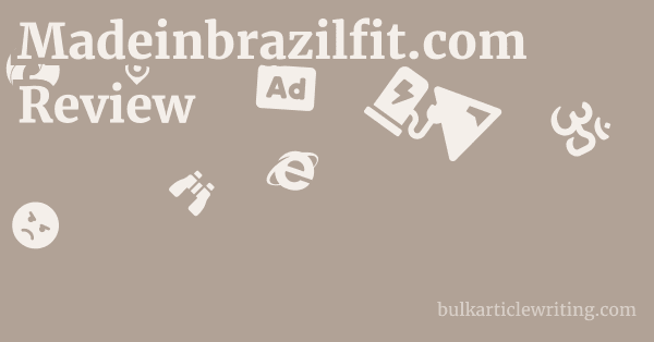 Madeinbrazilfit.com Review 1 by