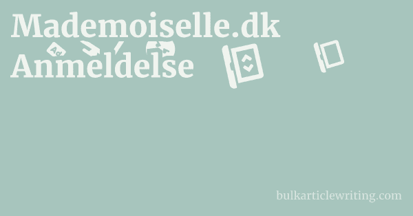 Mademoiselle.dk Anmeldelse 1 by