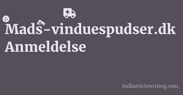 Mads-vinduespudser.dk Anmeldelse 1 by Partners