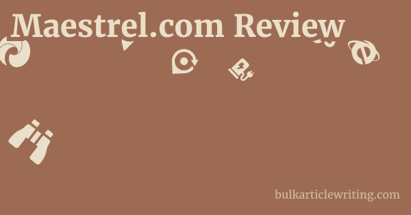 Maestrel.com Review 1 by