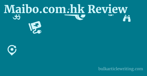 Maibo.com.hk Review 1 by Partners