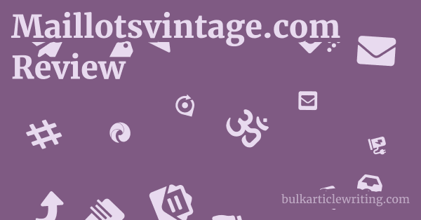 Maillotsvintage.com Review 1 by