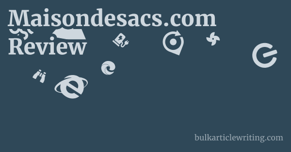 Maisondesacs.com Review 1 by