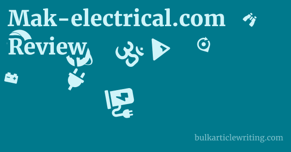 Mak-electrical.com Review 1 by