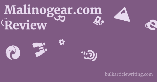 Malinogear.com Review 1 by Partners