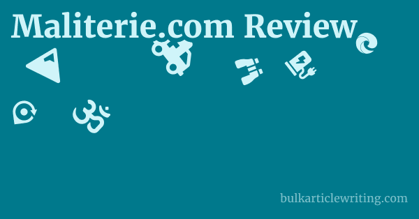 Maliterie.com Review 1 by