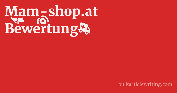 mam-shop.at FAQ 1 by