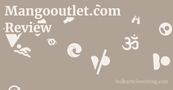 Mangooutlet.com Review 1 by