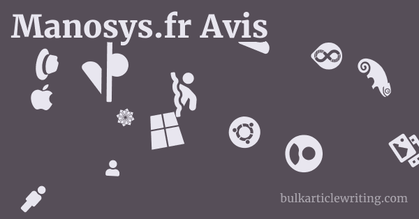 Manosys.fr Avis 1 by