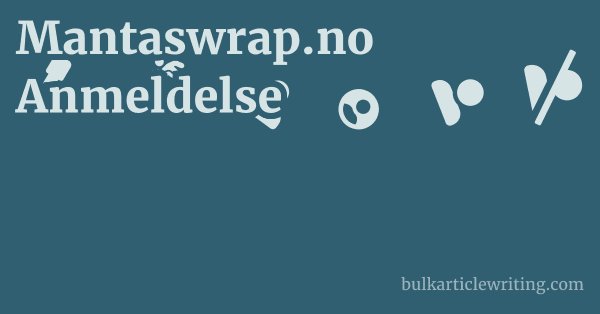 Mantaswrap.no Anmeldelse