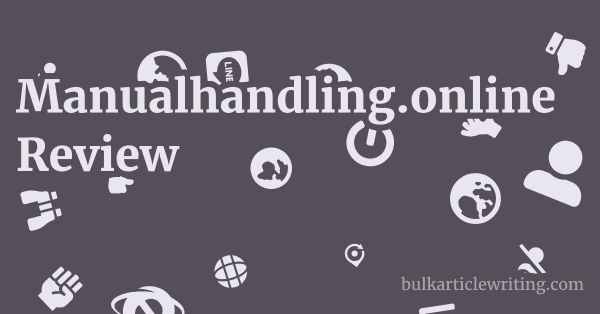 Manualhandling.online Review 1 by