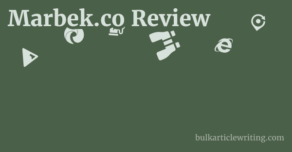 Marbek.co Review 1 by
