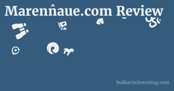 Marennaue.com Review 1 by