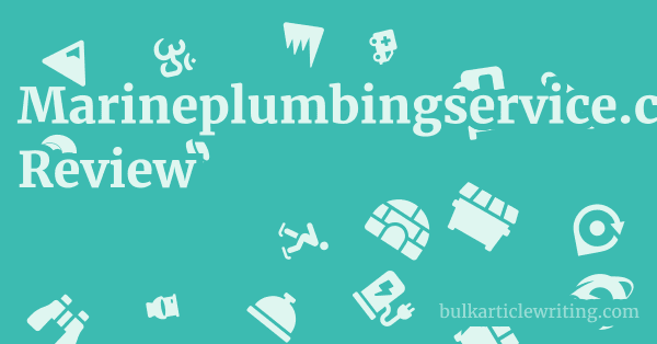 Marineplumbingservice.com Review 1 by