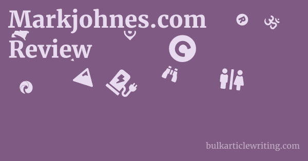 Markjohnes.com Review 1 by Partners