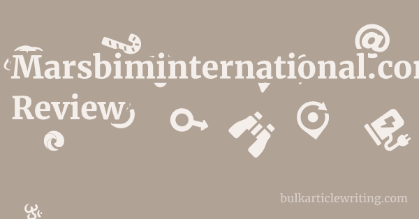 Marsbiminternational.com Review 1 by Partners