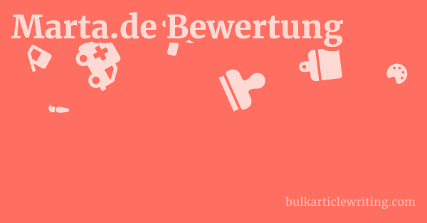 Marta.de Bewertung 1 by