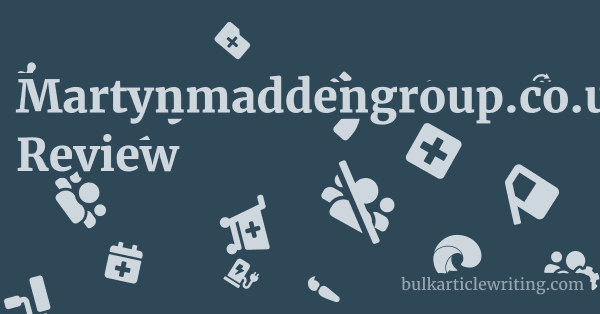 Martynmaddengroup.co.uk Review 1 by Partners